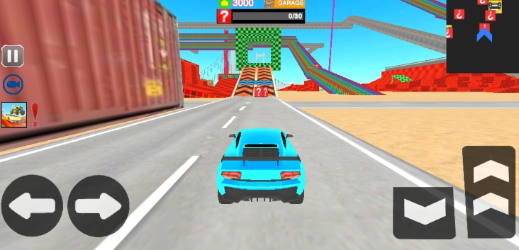 Carnado Stunt Car 3D gameplay screenshot
